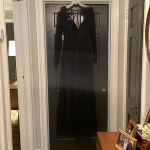 Hayley Paige Occasions Bridesmaid Dress - Black - Size 12